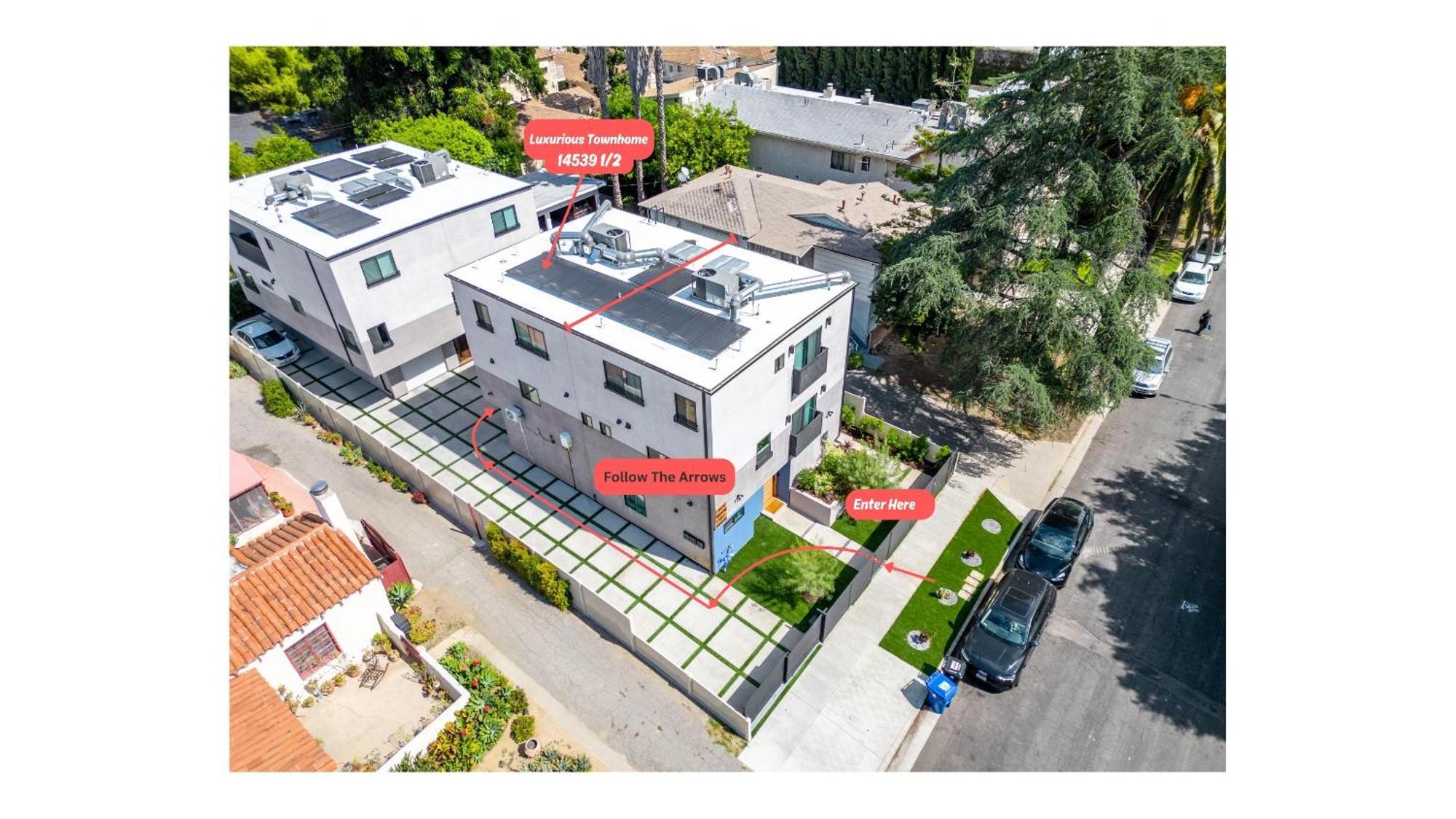 Luxurious Townhome W/3 Master Suites Gated Parking Los Ángeles Exterior foto